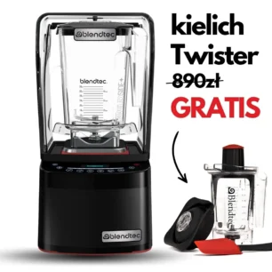 Blendtec Professional 800 — cichy blender kielichowy z komorą Stealth™. Teraz w promocji z kielichem Twister